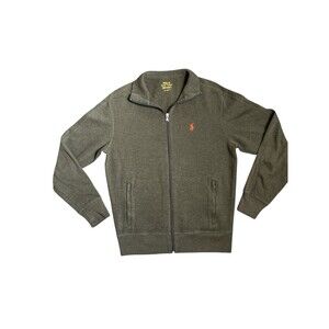 Polo Ralph Lauren Jacket Men's Green Performance Full Zip Cotton Size Small